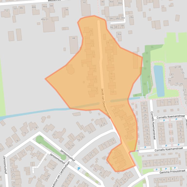 Kaart van postcodegebied 5141MV.