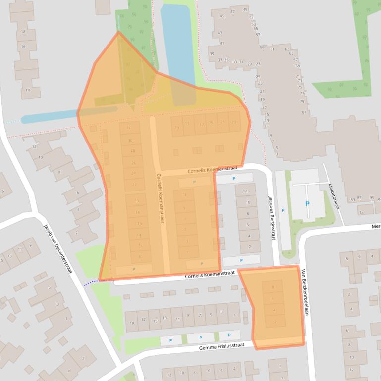 Kaart van postcodegebied 5141MX.