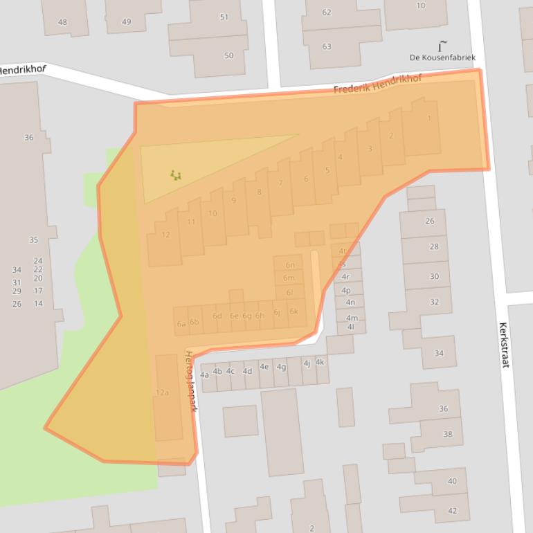 Kaart van postcodegebied 5141SB.