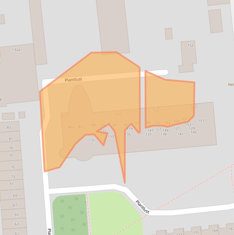 Kaart van postcodegebied 5141SM.