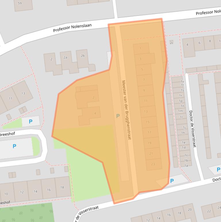 Kaart van postcodegebied 5142AC.