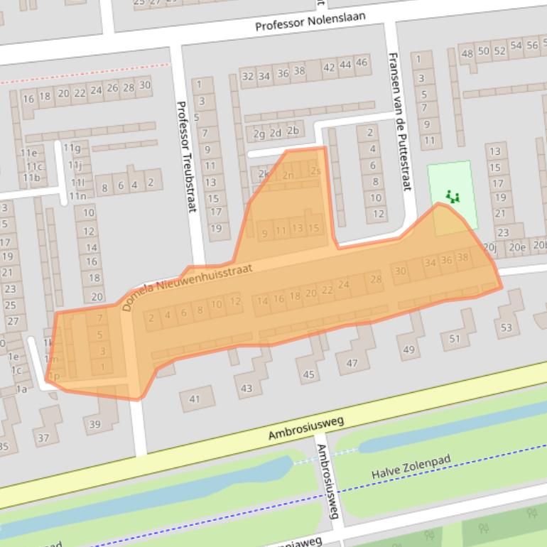 Kaart van postcodegebied 5142AK.