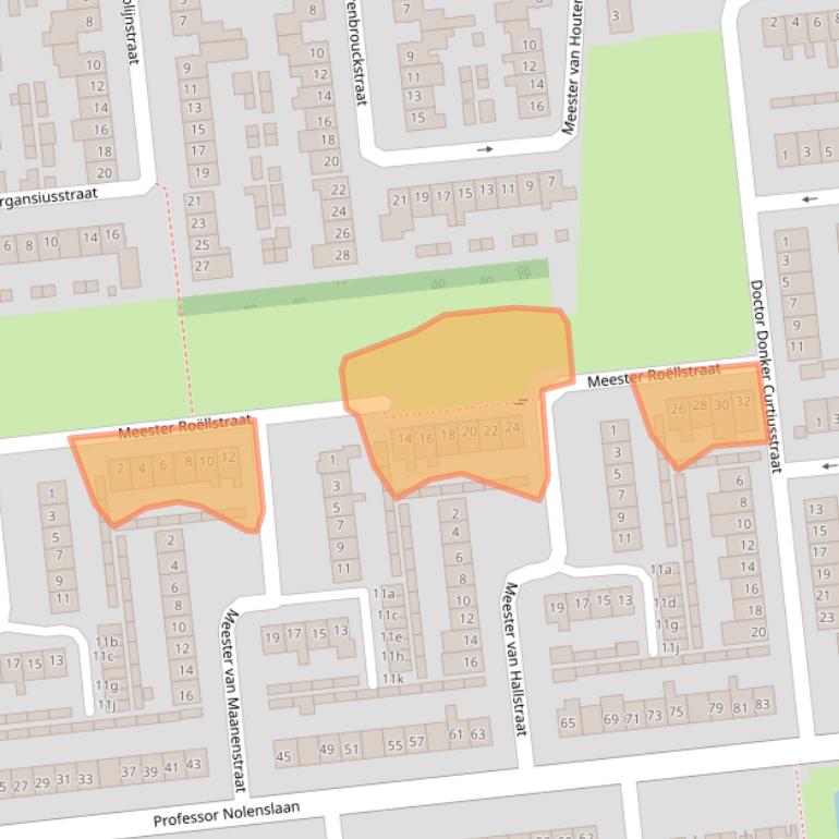 Kaart van postcodegebied 5142AT.