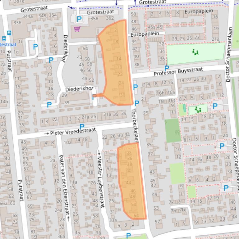 Kaart van postcodegebied 5142CG.