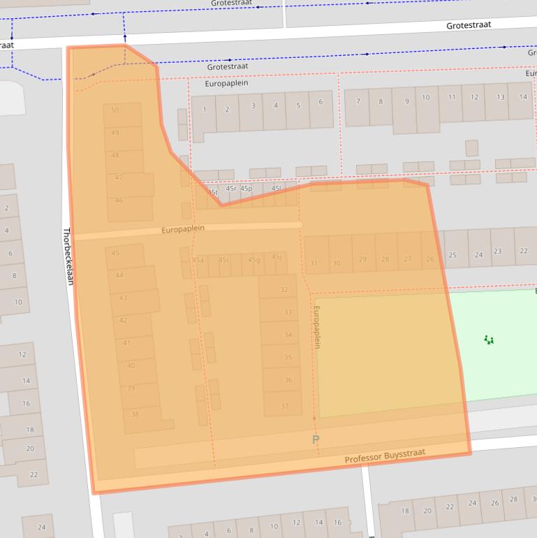Kaart van postcodegebied 5142CJ.