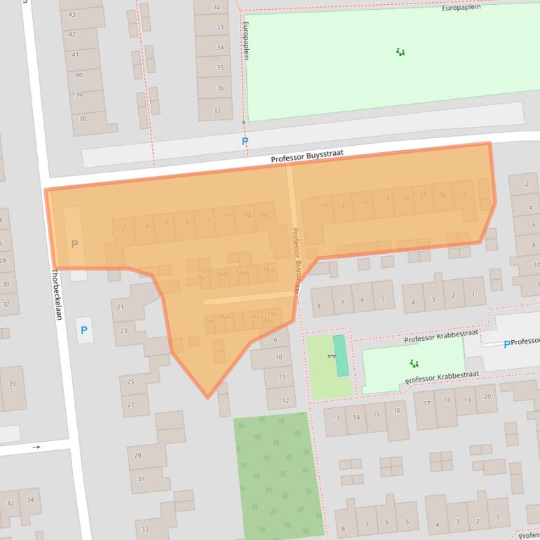 Kaart van postcodegebied 5142CK.