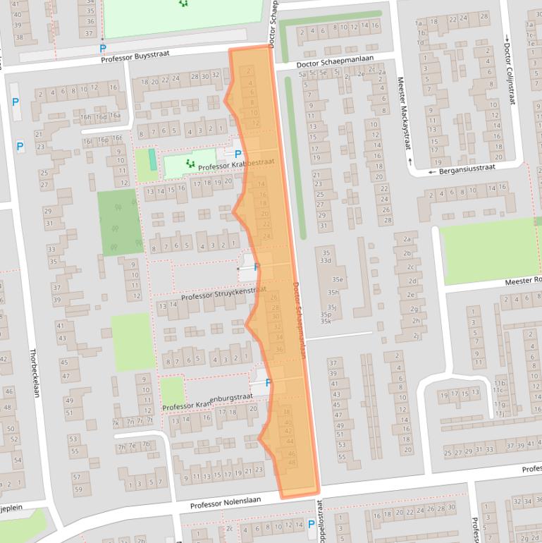 Kaart van postcodegebied 5142CR.