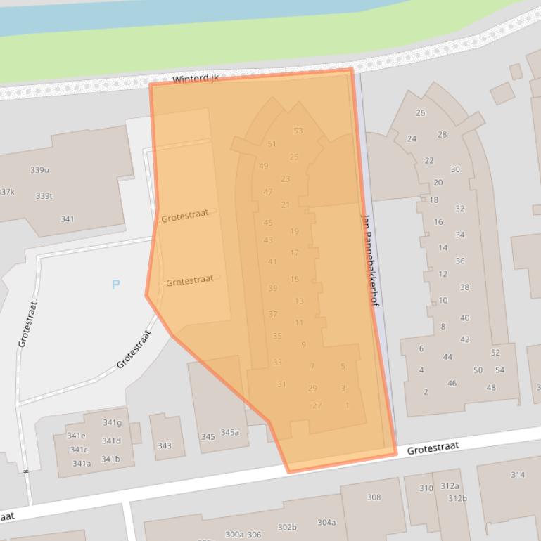 Kaart van postcodegebied 5142CX.