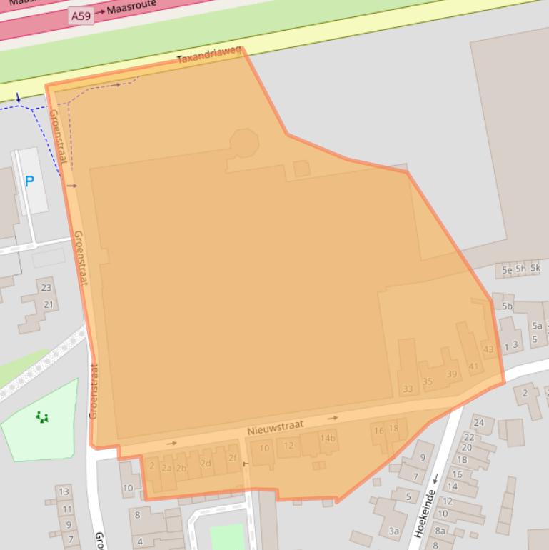 Kaart van postcodegebied 5142EC.