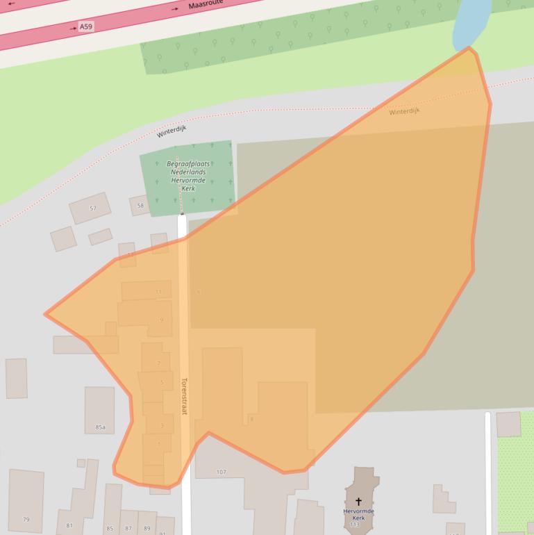 Kaart van postcodegebied 5142ET.