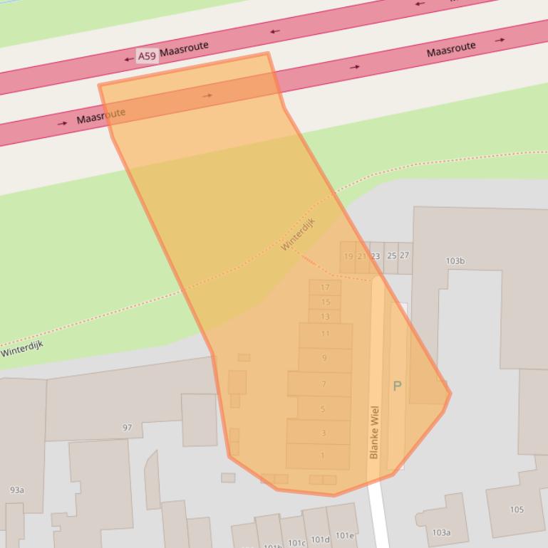 Kaart van postcodegebied 5142EZ.