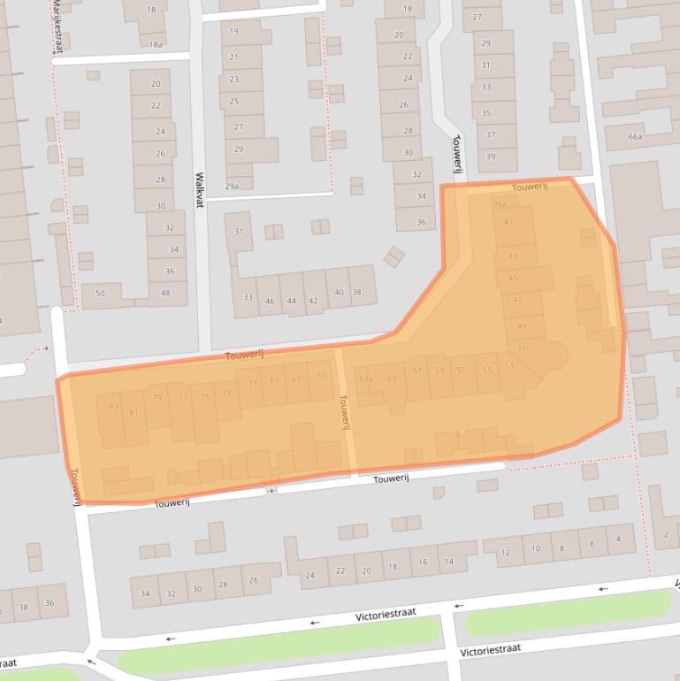 Kaart van postcodegebied 5142HJ.