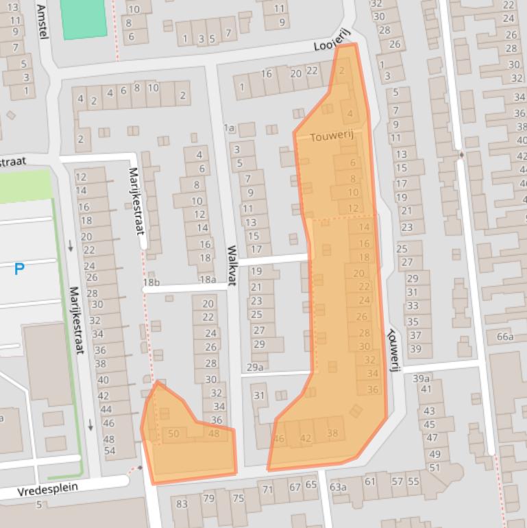 Kaart van postcodegebied 5142HK.