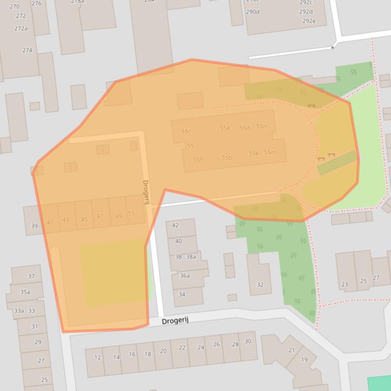 Kaart van postcodegebied 5142HV.