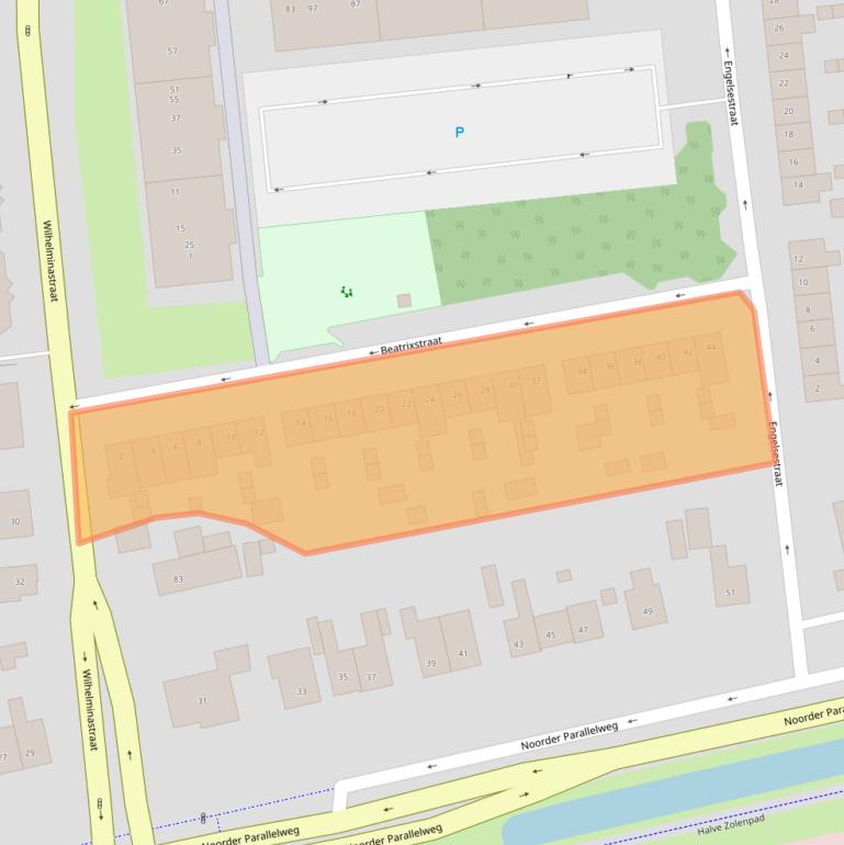 Kaart van postcodegebied 5142HZ.