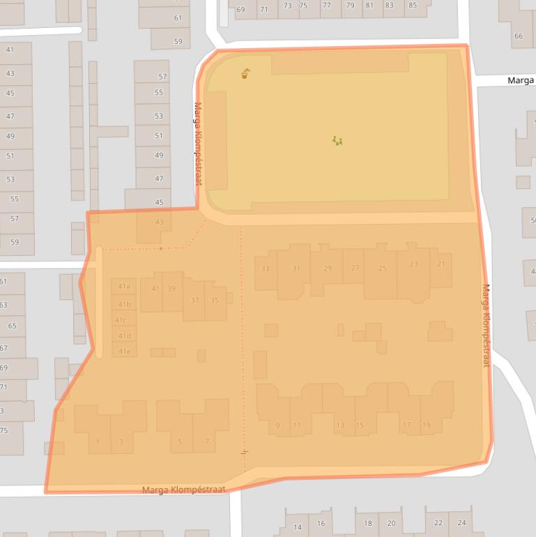 Kaart van postcodegebied 5142MC.