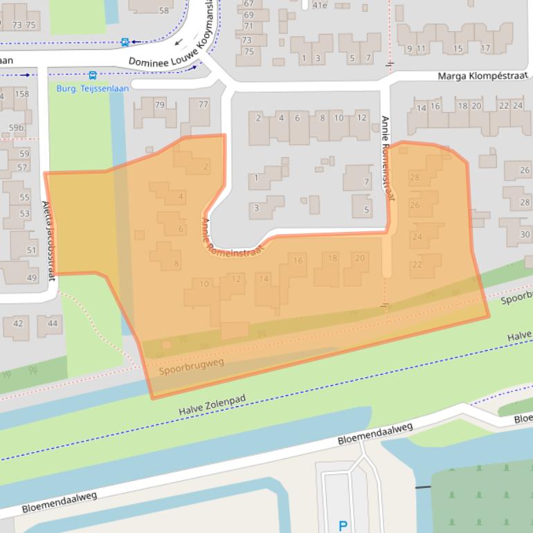 Kaart van postcodegebied 5142MP.