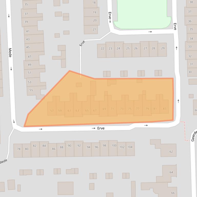 Kaart van postcodegebied 5142NZ.