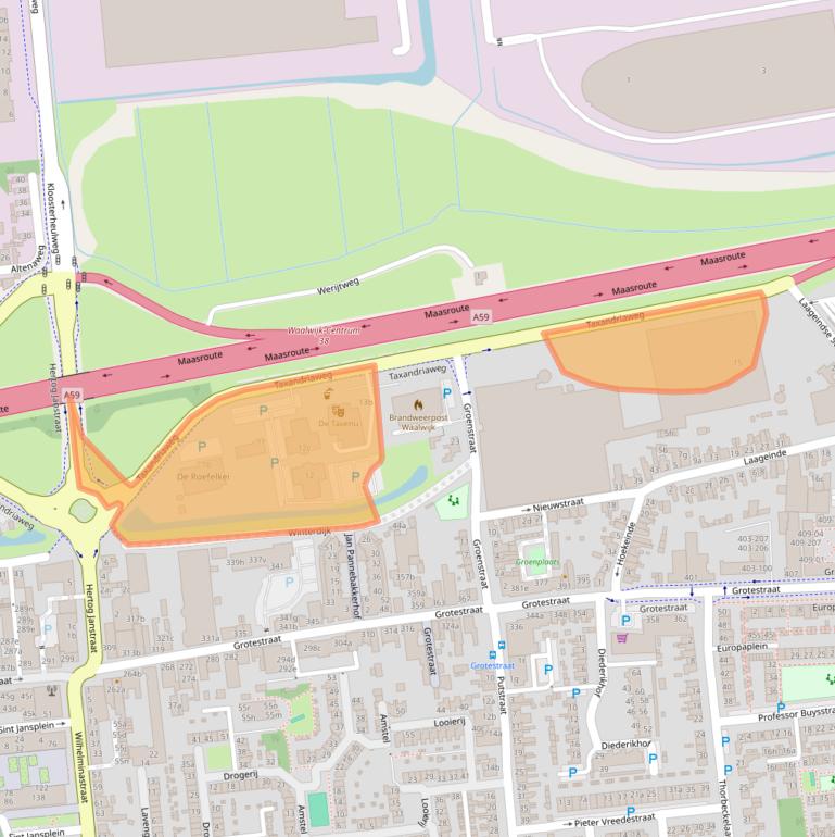 Kaart van postcodegebied 5142PA.