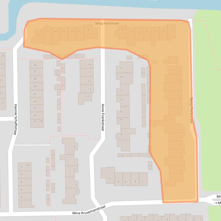 Kaart van postcodegebied 5142PX.