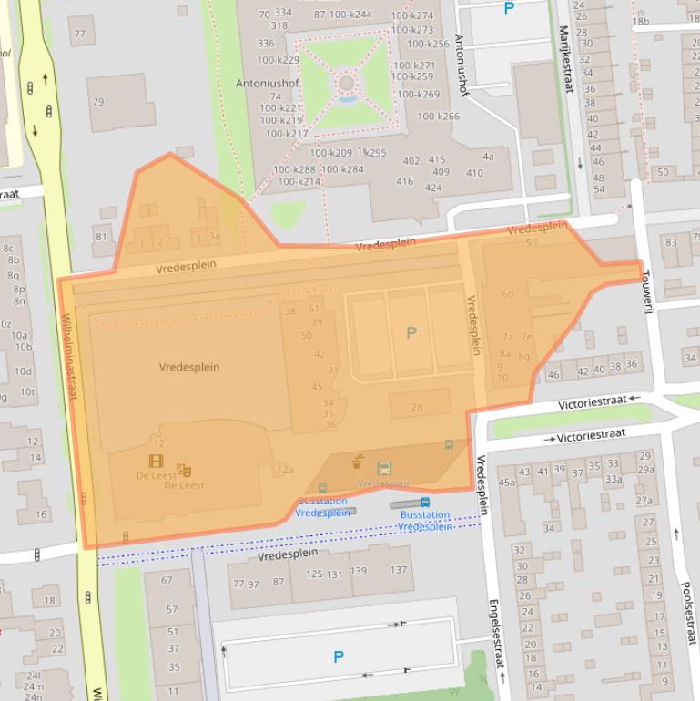 Kaart van postcodegebied 5142RA.