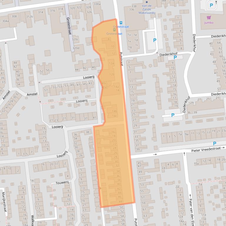 Kaart van postcodegebied 5142RL.