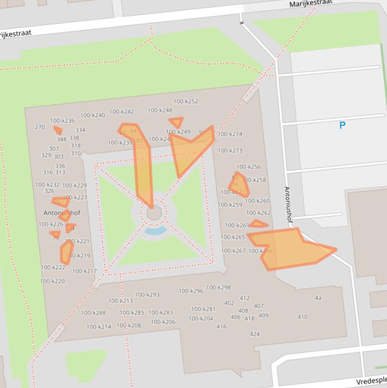 Kaart van postcodegebied 5142RS.
