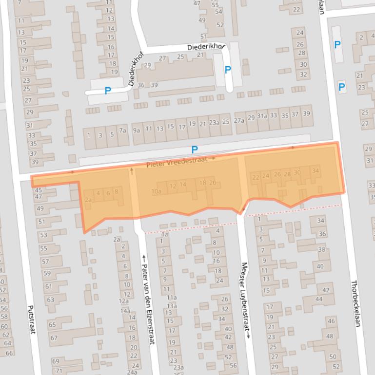Kaart van postcodegebied 5142SE.