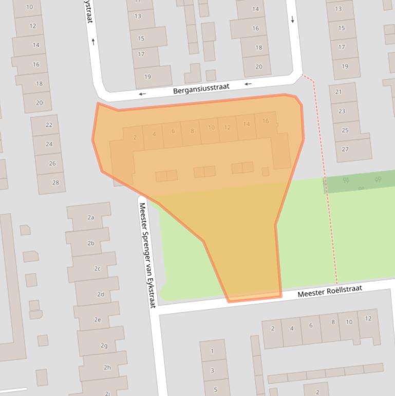 Kaart van postcodegebied 5142TG.