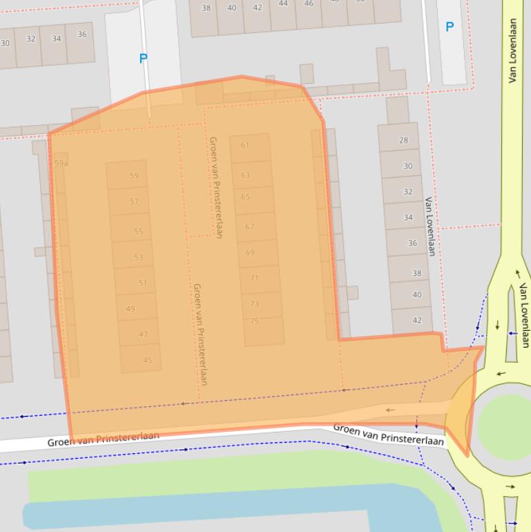 Kaart van postcodegebied 5142VB.