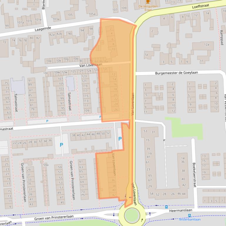 Kaart van postcodegebied 5142VH.