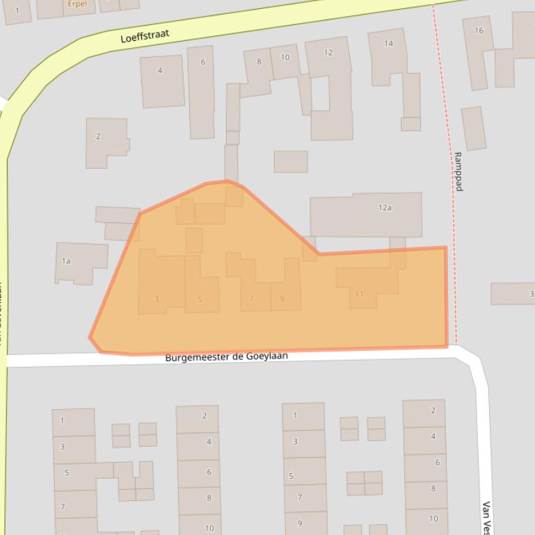 Kaart van postcodegebied 5142VJ.