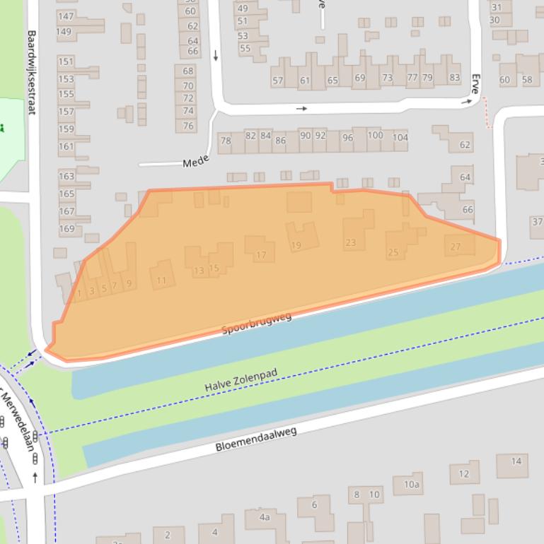 Kaart van postcodegebied 5142WB.