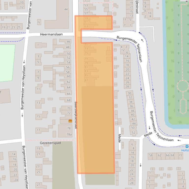 Kaart van postcodegebied 5142WD.