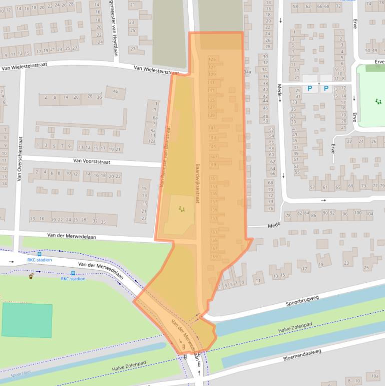 Kaart van postcodegebied 5142WE.