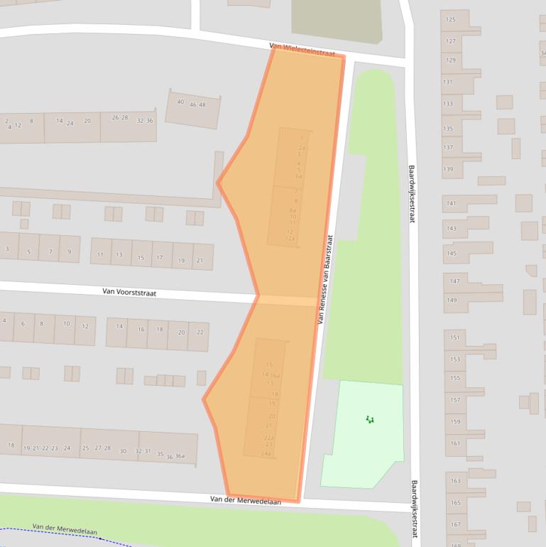 Kaart van postcodegebied 5142WK.