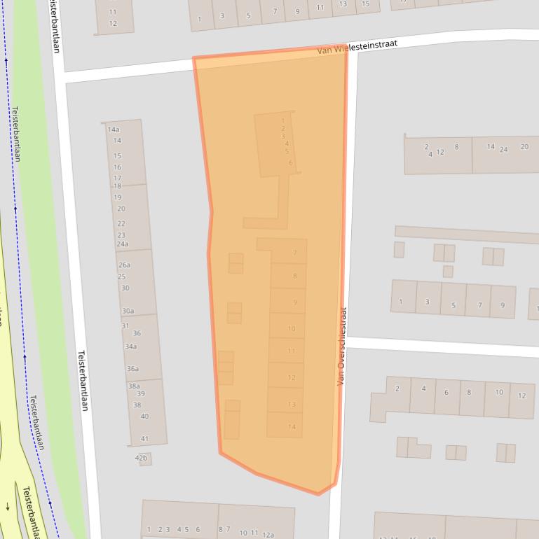 Kaart van postcodegebied 5142WN.