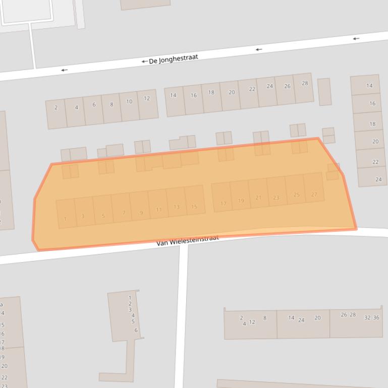 Kaart van postcodegebied 5142WP.