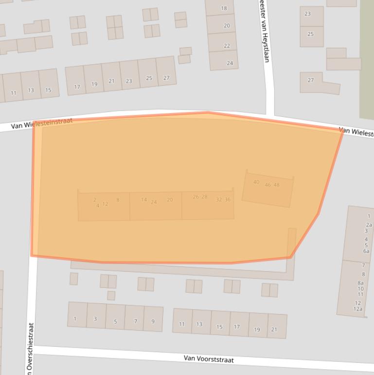 Kaart van postcodegebied 5142WR.