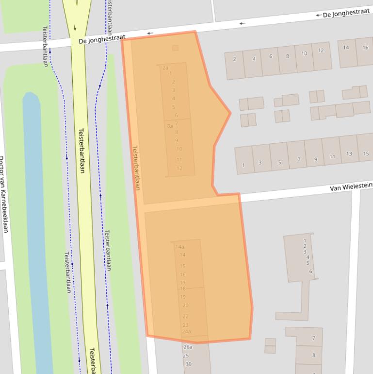 Kaart van postcodegebied 5142WT.
