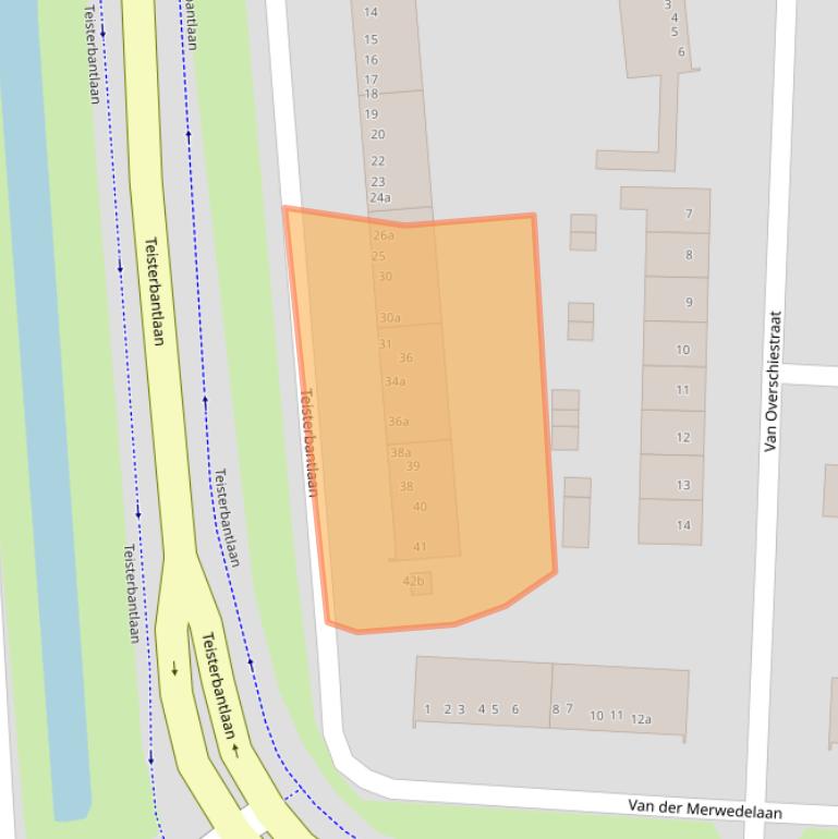 Kaart van postcodegebied 5142WV.