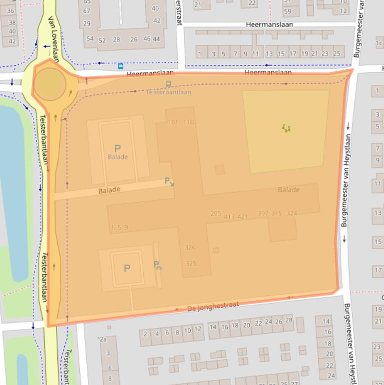 Kaart van postcodegebied 5142WX.