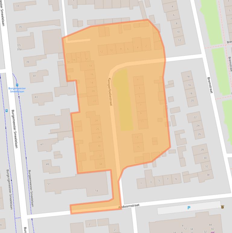 Kaart van postcodegebied 5143AE.