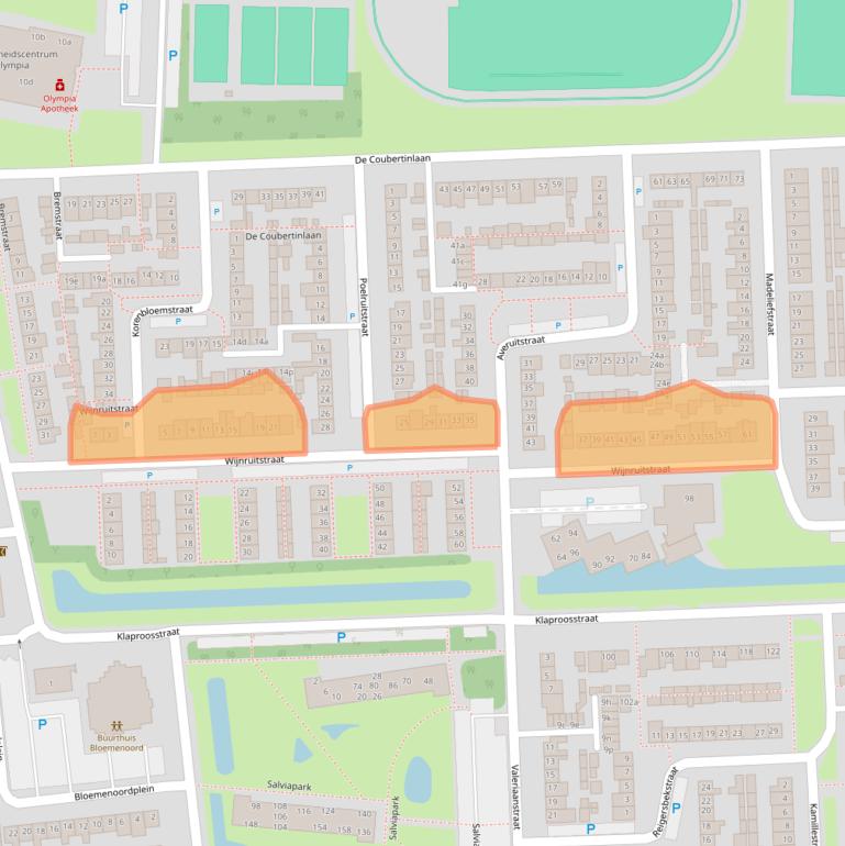 Kaart van postcodegebied 5143AH.