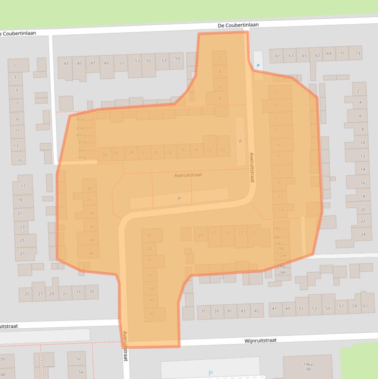 Kaart van postcodegebied 5143AL.