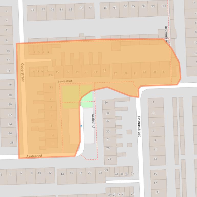 Kaart van postcodegebied 5143AP.