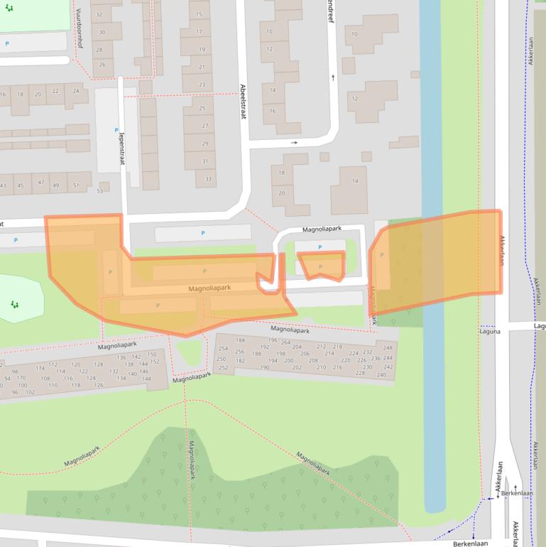 Kaart van postcodegebied 5143AV.