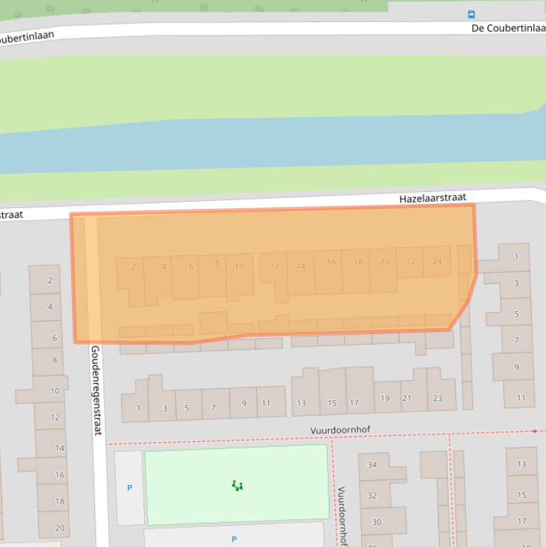 Kaart van postcodegebied 5143BH.