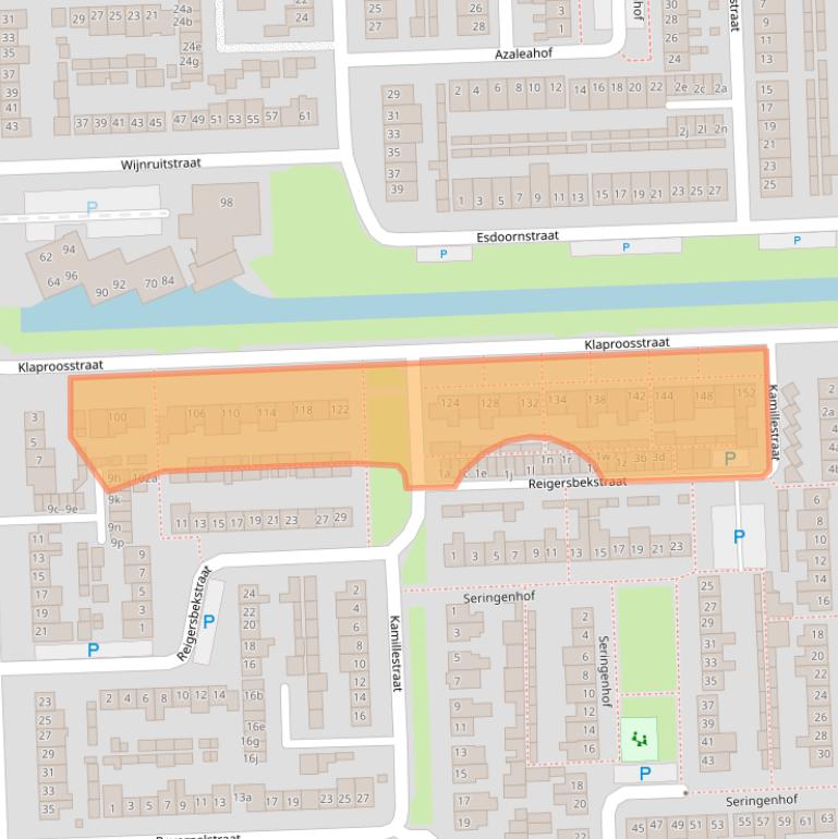 Kaart van postcodegebied 5143CA.