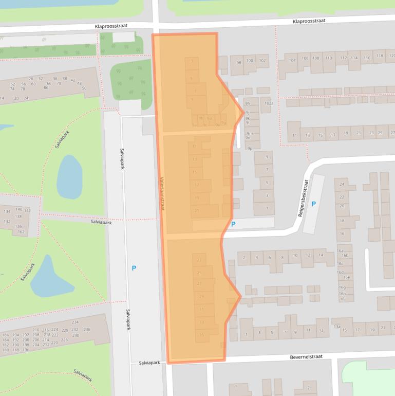 Kaart van postcodegebied 5143CB.